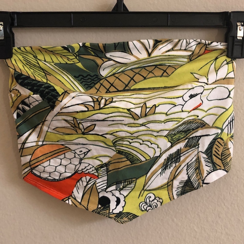 Urban Outfitters Tropical Print Mini Tube Top